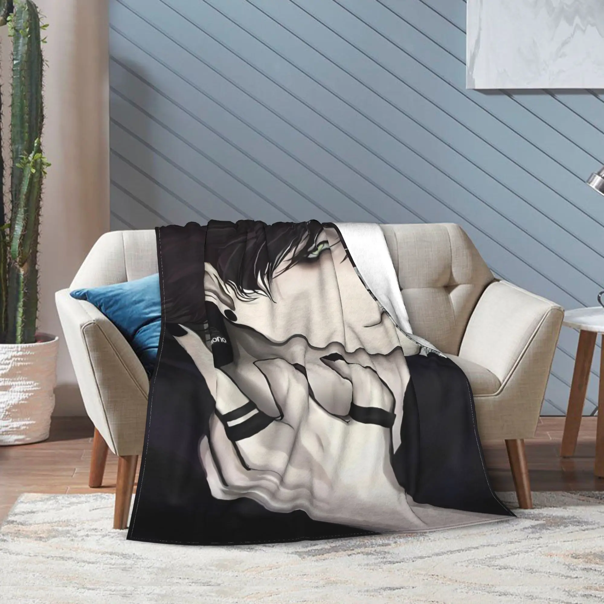 Suna Rintarou Manga Collage Flannel Blankets Winter  Warm Throw Blanket for Boy Girl Couch Bed Fluffy Bedspread Sofa Bed Cover