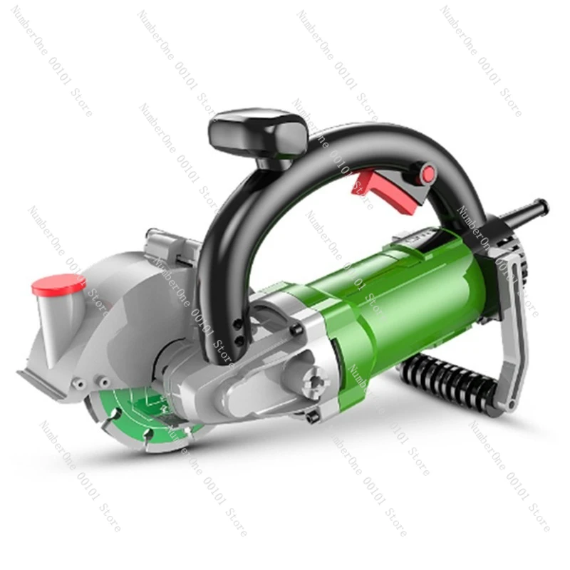 Water and electricity one-step forming without dead corners, concrete wall slotting machine
