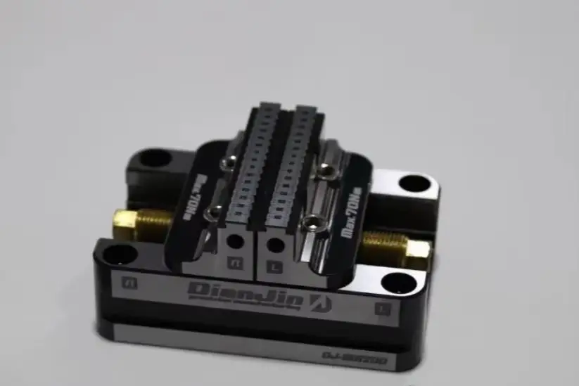 4-5 Axis Fixture Self-centering Vise Positive Paired with Zero Point Quick Change Four Axis L-block Bridge Board DJ-70100H D52