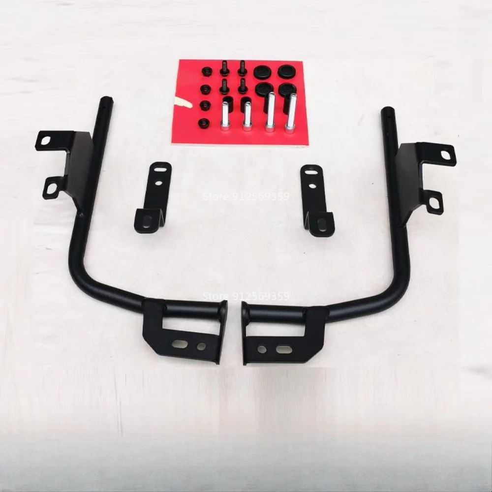 For QJMOTOR Flash 600 SRV 600 Motorcycle Luggage Rack Side Box Bracket Luggage Side Saddle Bag Box Side Case Box Rack Bracket