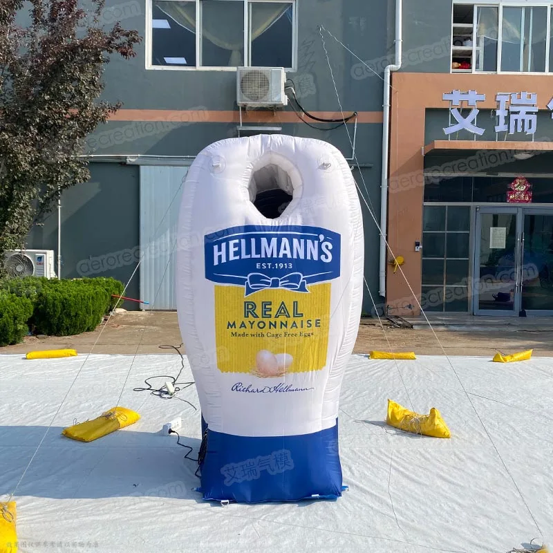 Blow up Carnival Game Machine Giant Inflatable Baseball Toss Machine Customized Inflatable Sport Bat Model