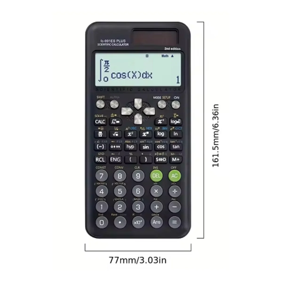 AA98 FC-991 ES PLUS Multifunctional Science Function Calculator-417 Function Specially Designed for Student Exams