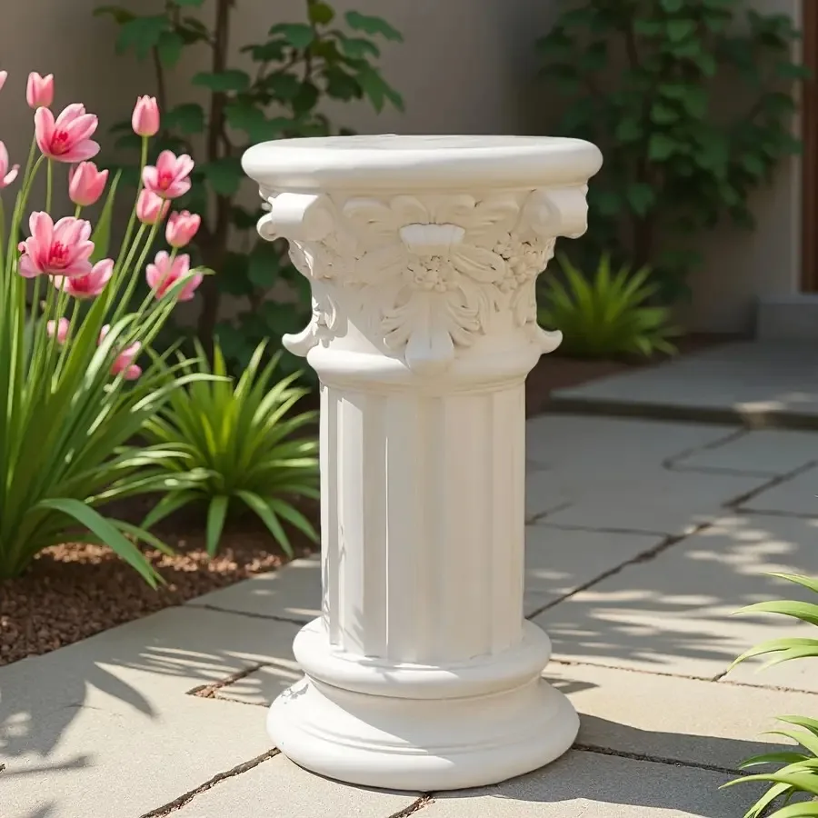 

Изысканные скульптуры из смолы в виде римских и греческих колонн, декоративные элементы в римском стиле для сада, террасы, свадебного оформления.