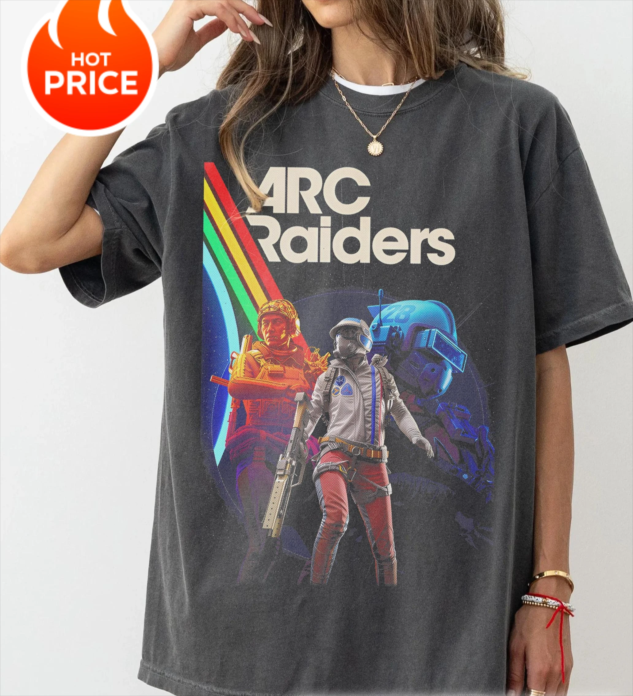 Arc Raiders Gamer T-Shirt, Arcade Game Player Tee, Retro Video Game Shirt, Gaming Fan Gift, Vintage Gaming Apparel