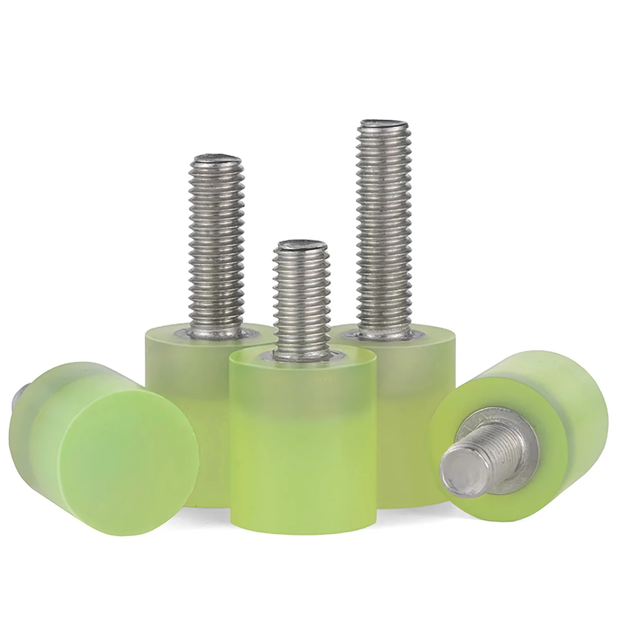 304 Stainless Steel Polyurethane Coating / Cushioning And Collision Prevention / Shock Absorption / Adhesive Bolt M4-m12