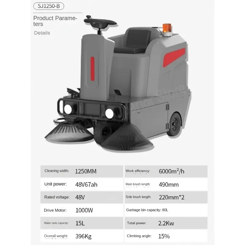 Community Road Property Factory Warehouse Road Sweeper with Spray