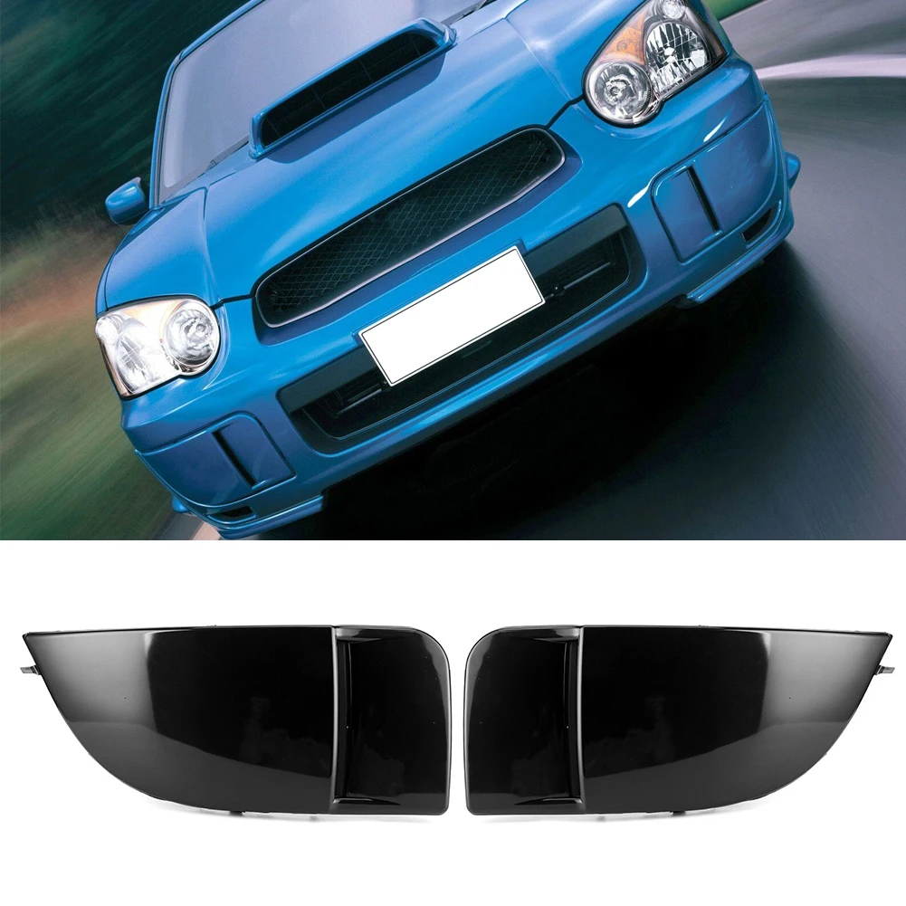 1 Pair Front Fog Light Bezel Lamp Cover Fit For Subaru Impreza STI WRX 04-05 Matte