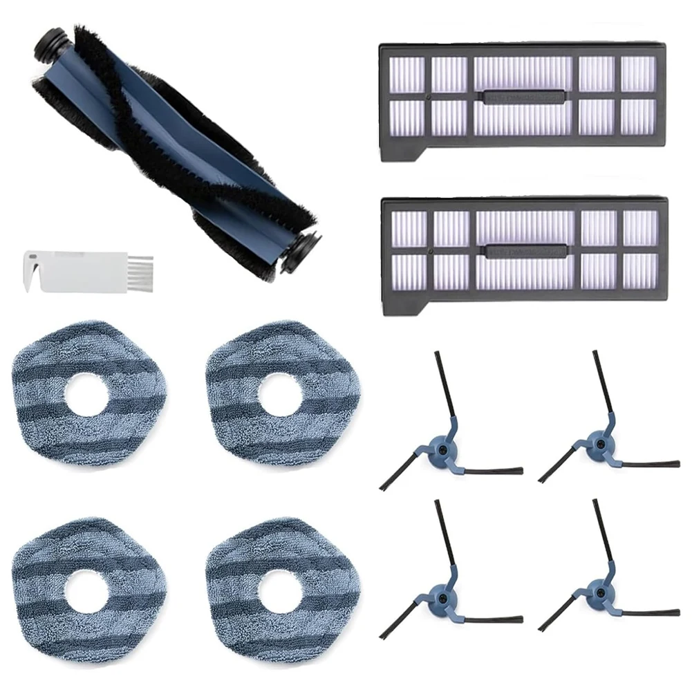 HOT For Eufy X10 Pro Omni Series Robot Vacuums Replacement Parts Main Side Brush Hepa Filter Mop Cloth Accessories Kit