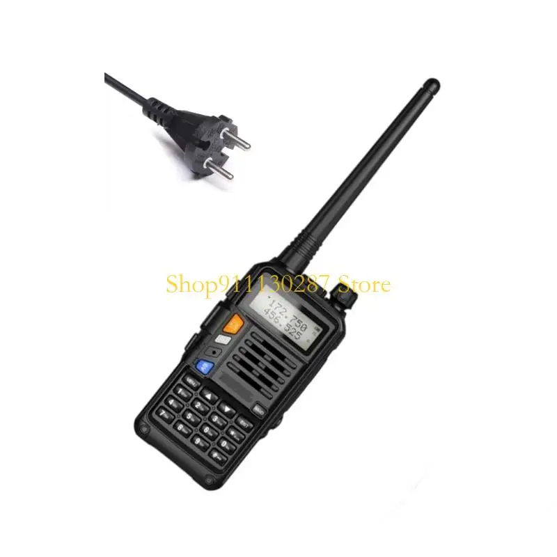 أجهزة اتصال لاسلكية J1HC مزدوجة النطاق 10 وات مع راديو FM ومصباح LED سهل الاستخدام للاتصال بالأنشطة الخارجية #3