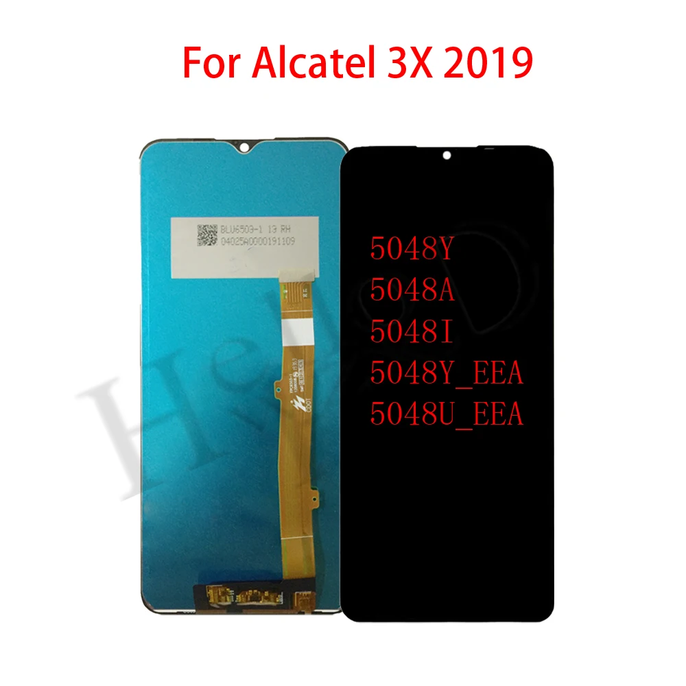 

6.52" For Alcatel 3X 2019 5048Y 5048A 5048I 5048U LCD Display Touch Screen Digitizer Assembly Replacement Part