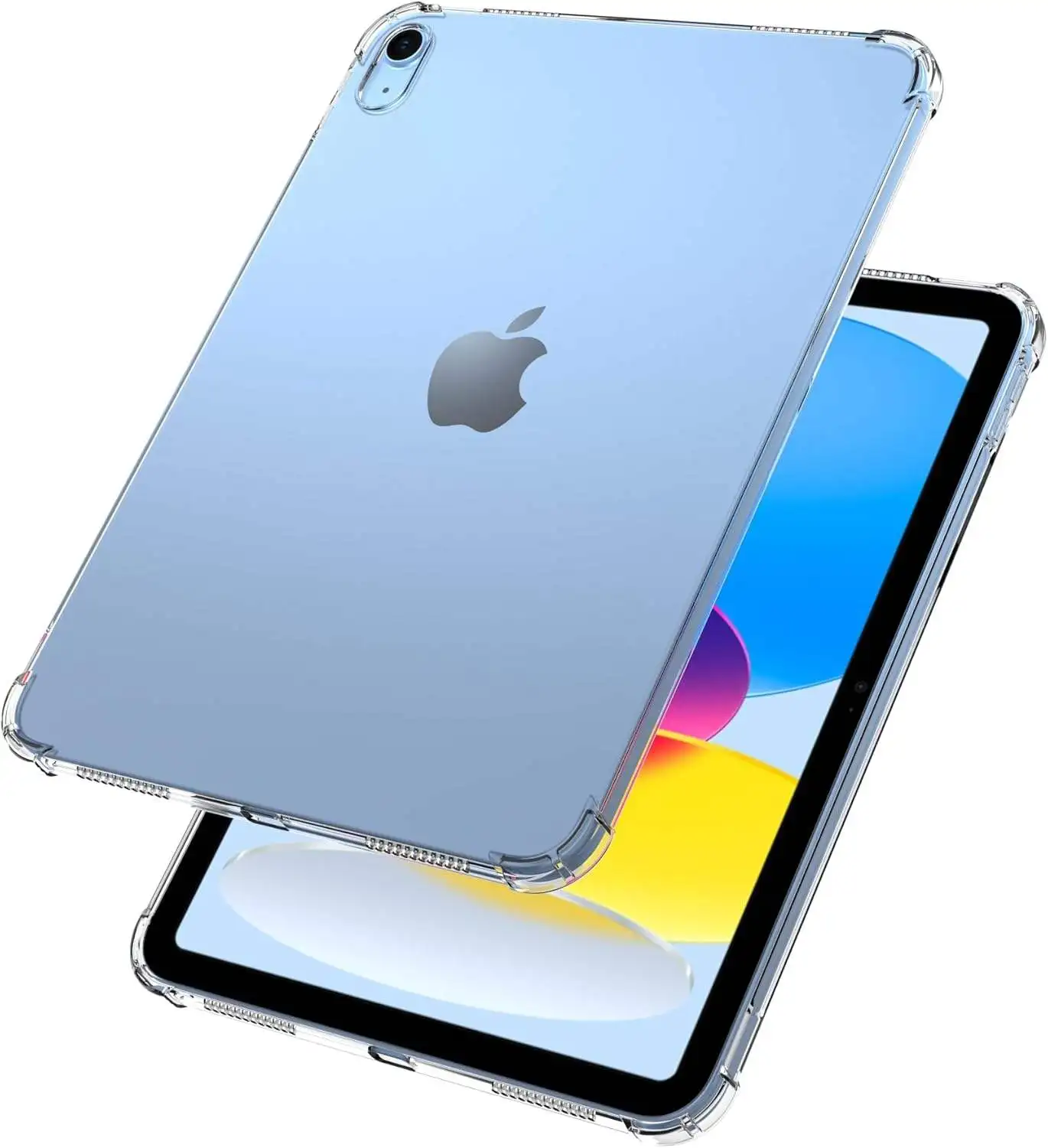 

Противоударный мягкий чехол для iPad 10,2 дюйма, 9, 8, 7, прозрачный защитный чехол для iPad 9 8 7 A2197 A2198 A2270 A2602 2019 2020