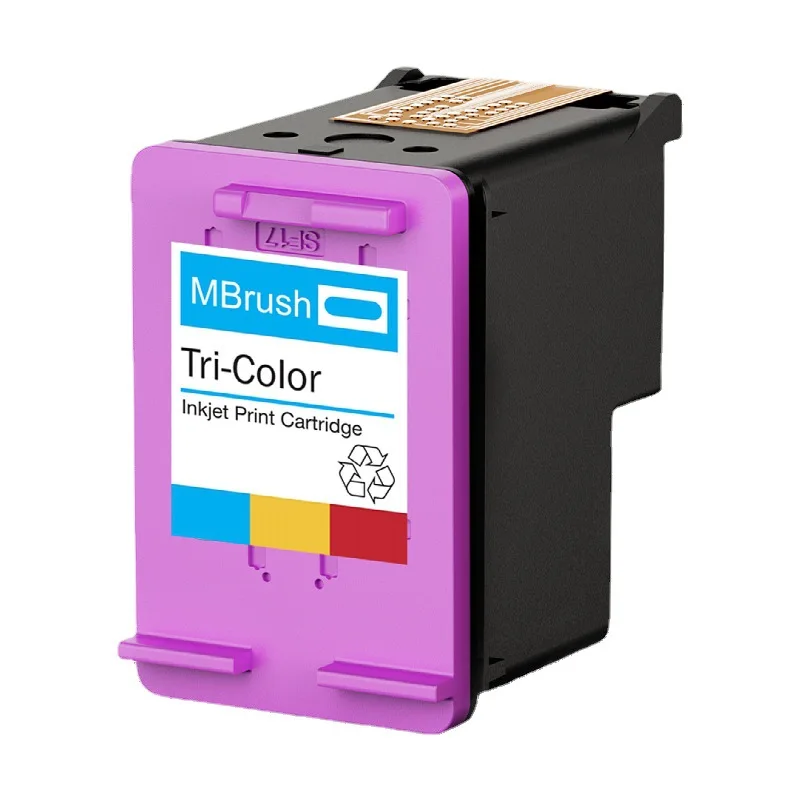 Tri-Color Ink Cartridge Use for Mbrush Portable Printer, for Barcode DIY Logo Pattern Custom Cake Macaron coffe Food Tatto