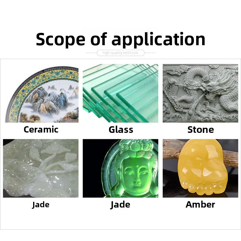 Diamant-Schleifkopf, Rohsteinpolieren, Peeling, Jade-Schnitzwerkzeug, Diamant-Rundzylinder, Rostentfernung