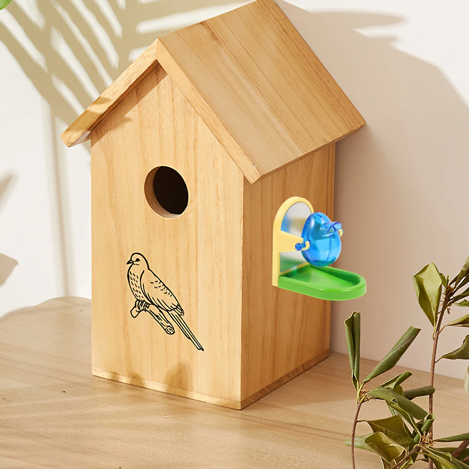 

1Pcs Parrot Food Leakage Training Bird Feeding Entertaining Exercise Interactive Food Dispenser Pet Bird Plaything for Small