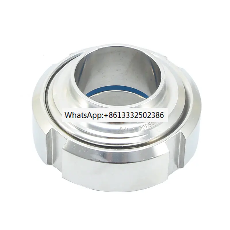 Without glass/304 sanitary grade/SMS round thread/union/stainless steel/butt welding/T thread cloud head