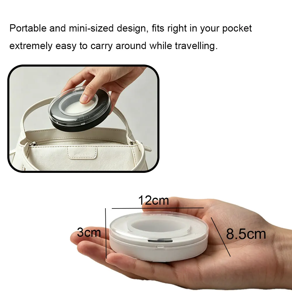 Mini USB Wax Heater Adjustable Temperature Touch Control Hair Removal Wax Melter Ear Nose Hair Remover Wax Bean Heating Machine view 2
