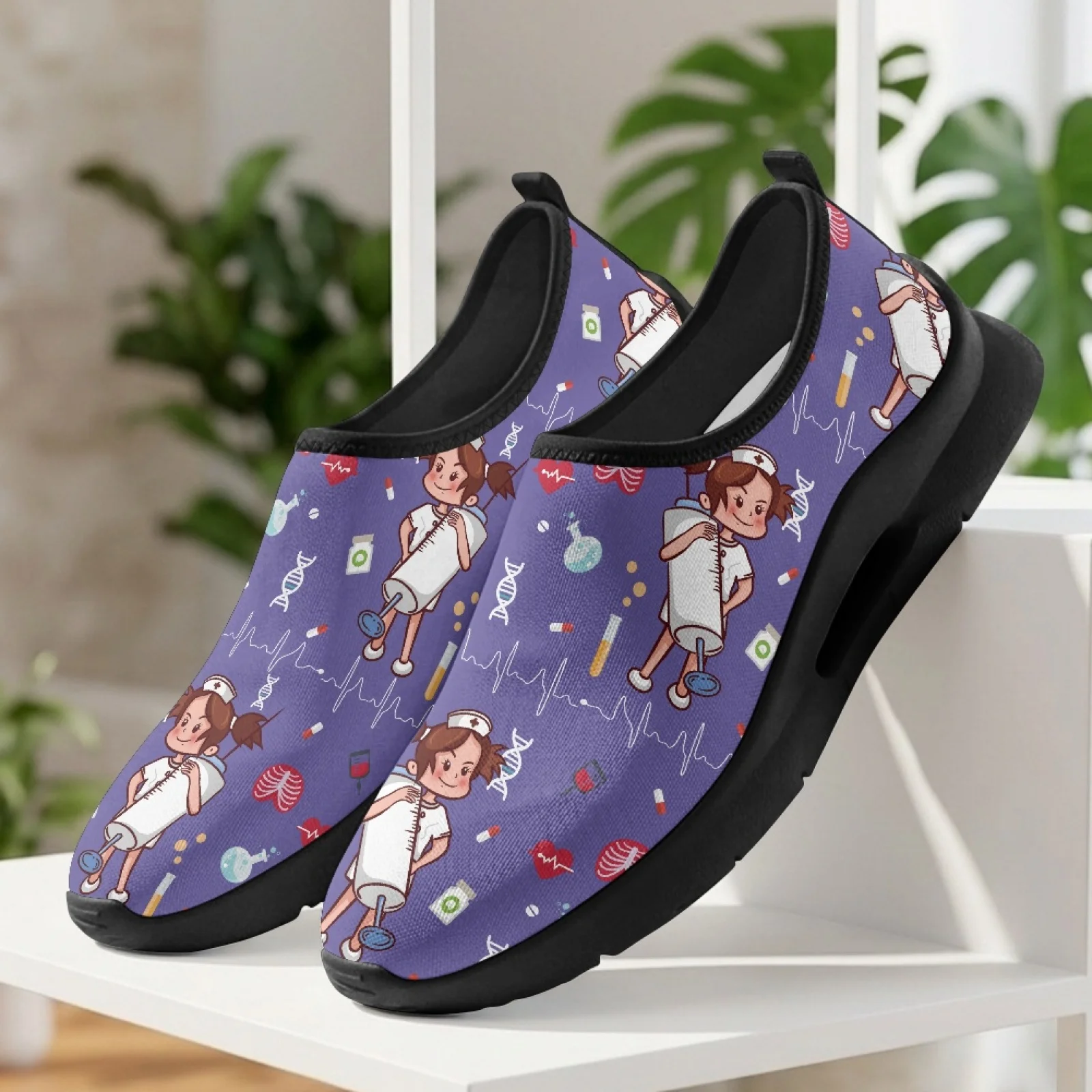 PENSTROLL Nurse Medical Casual Sport Running Shoes for Men Work Mesh & EVA Mens Bowling Shoes Casual Walking Flats