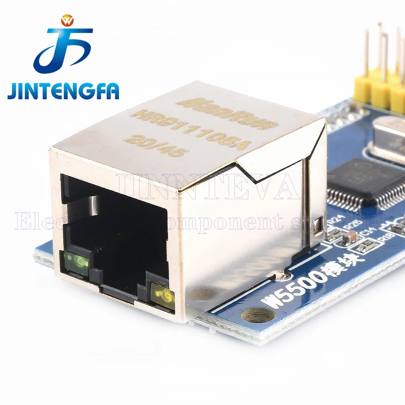 W5500 Ethernet Shield LAN Network Module Support TCP/IP 51/ STM32 Microcontroller Program With 32k Bytes SPI 3.3V/5V Over W5100