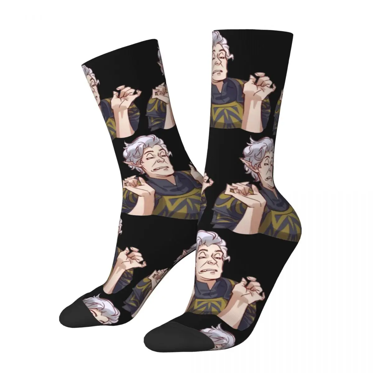 Unisex Men Socks Astarion baldurs gate 3 Stockings Winter Modern High Quality Socks Printed Skateboard Non Slip Socks