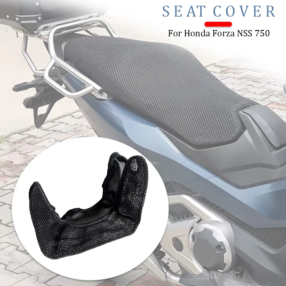 Motorcycle Accessories For 2021 2022 2023 2024 Honda Forza750 NSS750 Forza NSS 750 Rear Seat Cowl Cover 3D Mesh Net Protector