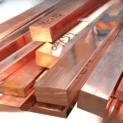 High Quality T2 Red Copper Shaft Square Flat Bar Model Maker 99.95% Pure Copper Plate DIY material Thickness 5/6/8/10/12/15/20mm