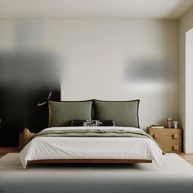 

New Chinese style down bedside pillows, homestays without bedside cushions, soft bags can be dismantled and washed tatami mats