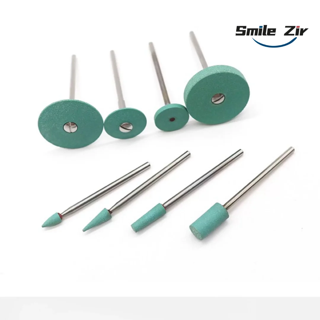 1pc Dental Lab Hand Tools Diamond Polishing Bur Dental zirconia Lithium Disilicate Glass Ceramic Crown Denture Diamond Hand Tool