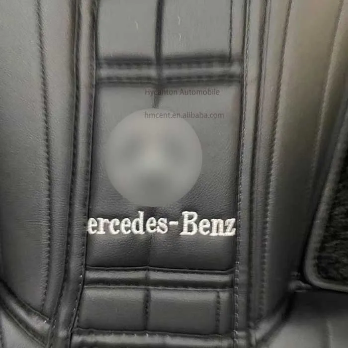 カスタム高品質二層車本革フットマットメルセデス · ベンツ GLB 2020-2024 車のフロアマット