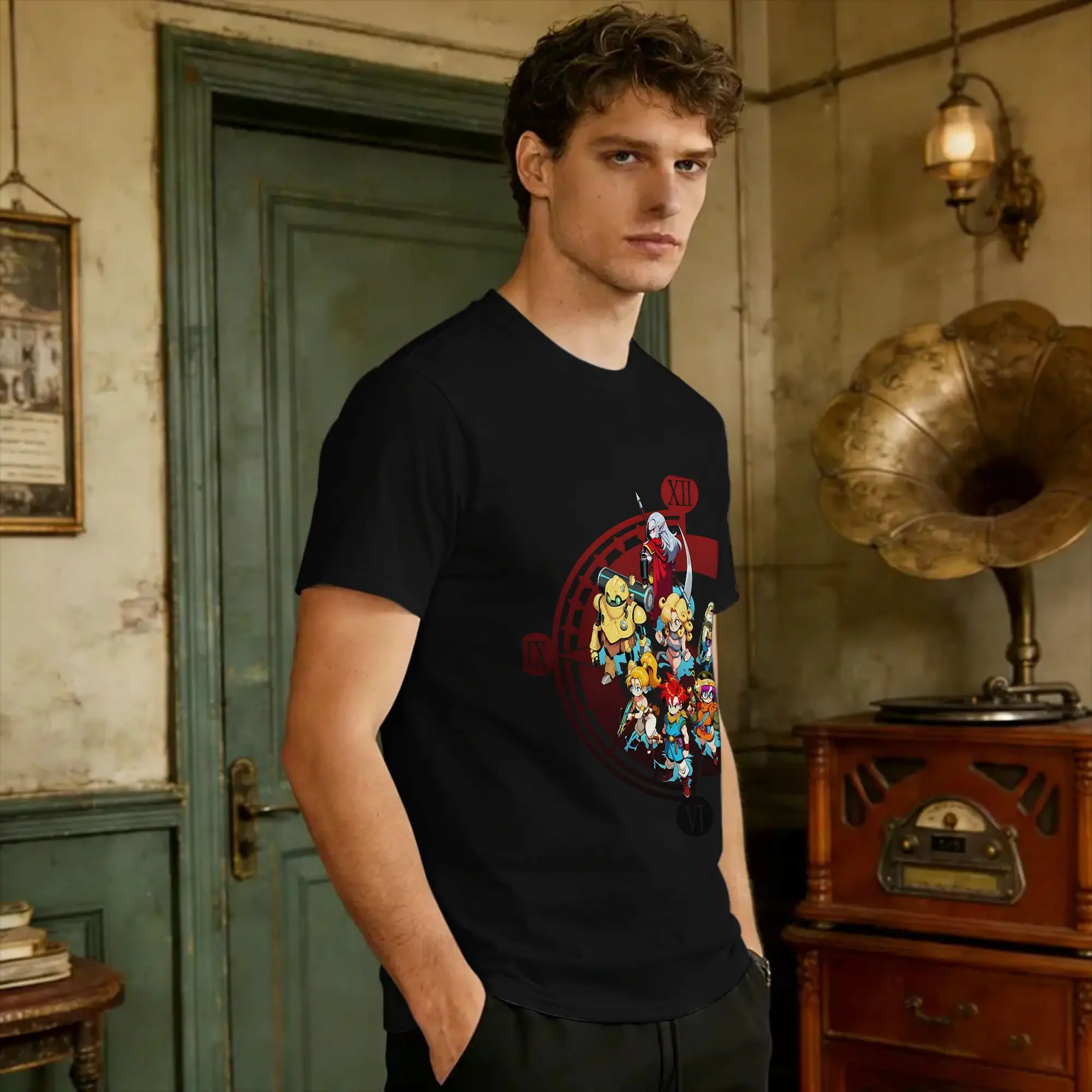 Chrono Trigger Tribute  T-Shirt Men  Streetwear T-Shirts Summer O Neck Harajuku Tee Shirt Cheap Oversize Tops