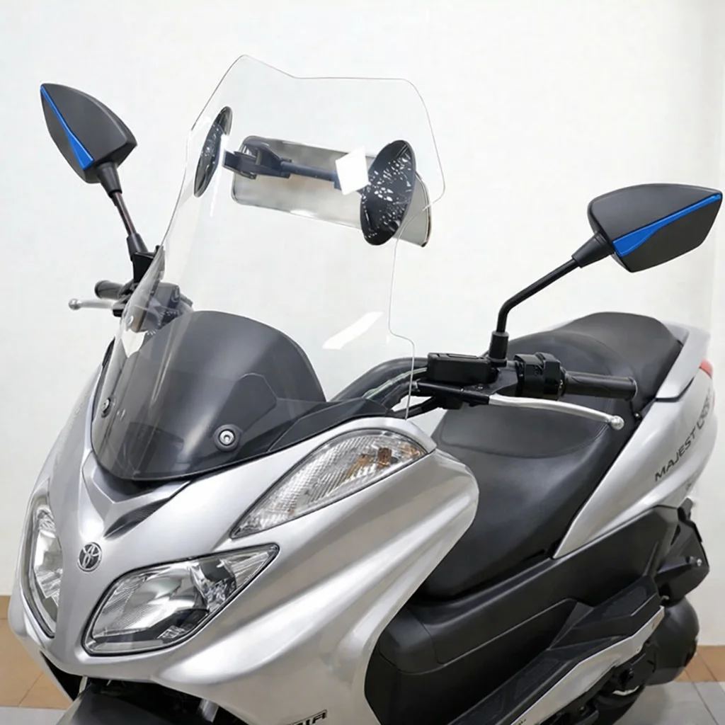 Universell Einstellbare Rückspiegel für Majesty 400 2004-2011 8/10mm Seitenspiegel für Roller Motorrad Zubehör