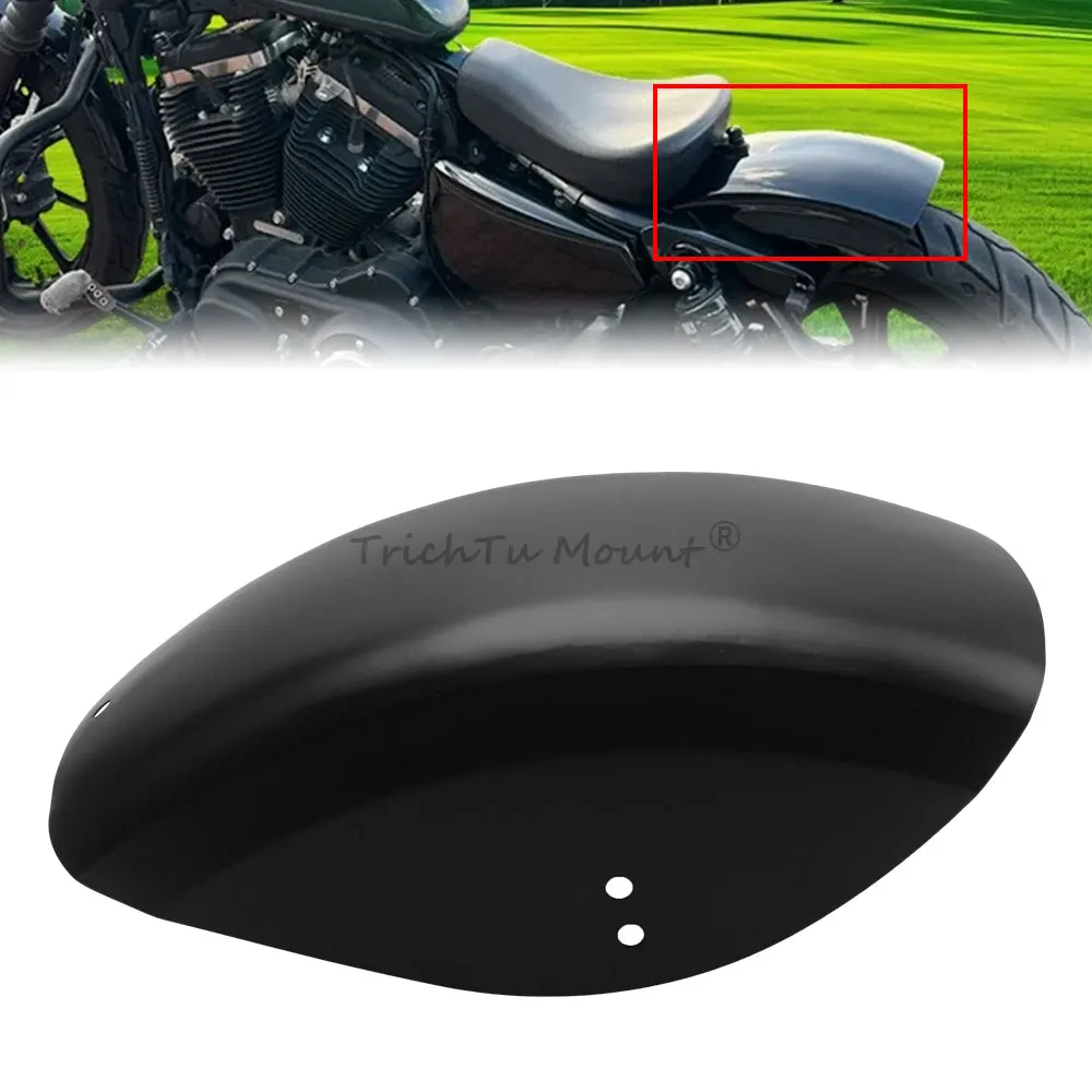 

Motorcycle Mudguard Steel Rear Fender For Harley Sportster Iron 883 1200 Forty-Eight 1200 Custom Roadster SuperLow 2006-2022