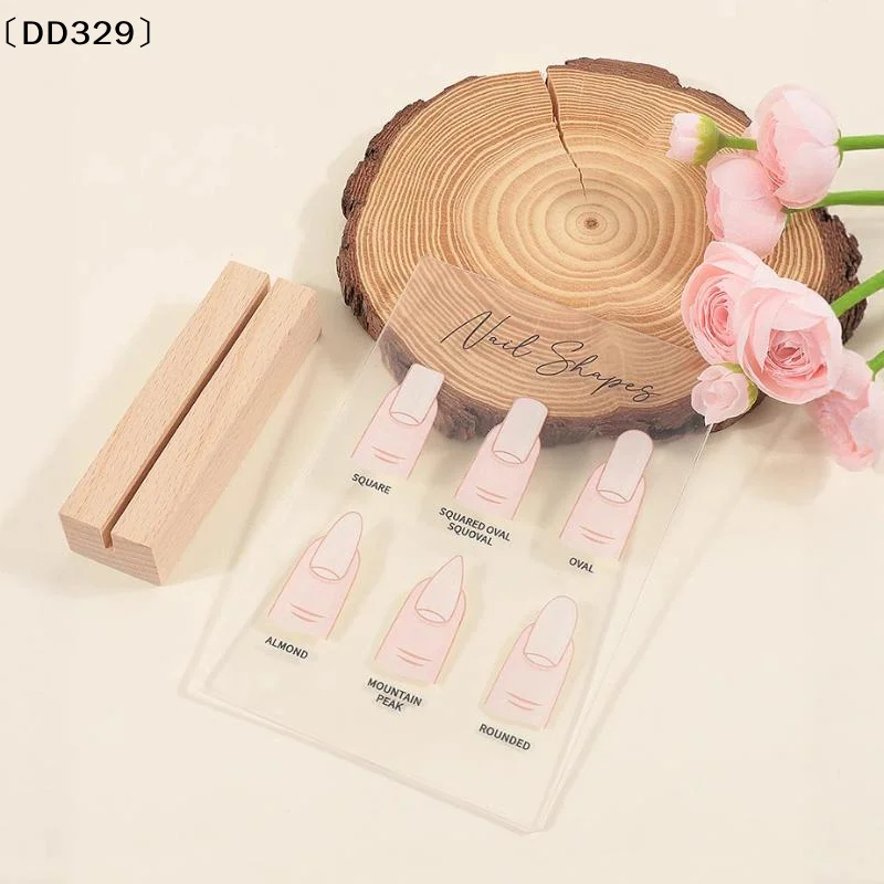 Nail Art Signboard Nail Shape Display Rack Wearing Armor Display Board Artwork Rack Nail Display Stand Nail Salons Decor〔DD329〕
