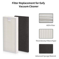 B45C 2 Set Replacement Parts Main Brush Side Brushes Filter For Kyvol Cybovac E20, E30, E31 Robot A