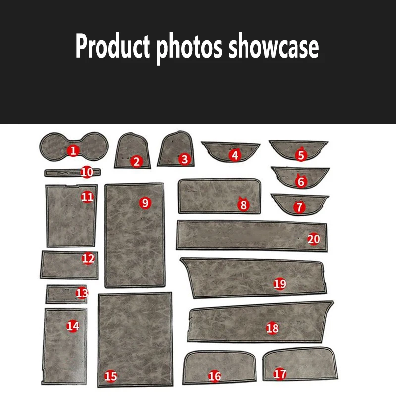 ل BYD هان 2020-2025 2021 2022 2023 2024 DM-i EV سيارة جلدية المضادة للانزلاق كأس حصيرة حماية بوابة فتحة وسادة حماية الباب وسادة حصيرة