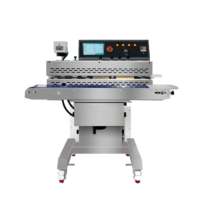 Coding and sealing machine, fully automatic continuous commercial industrial packaging machine