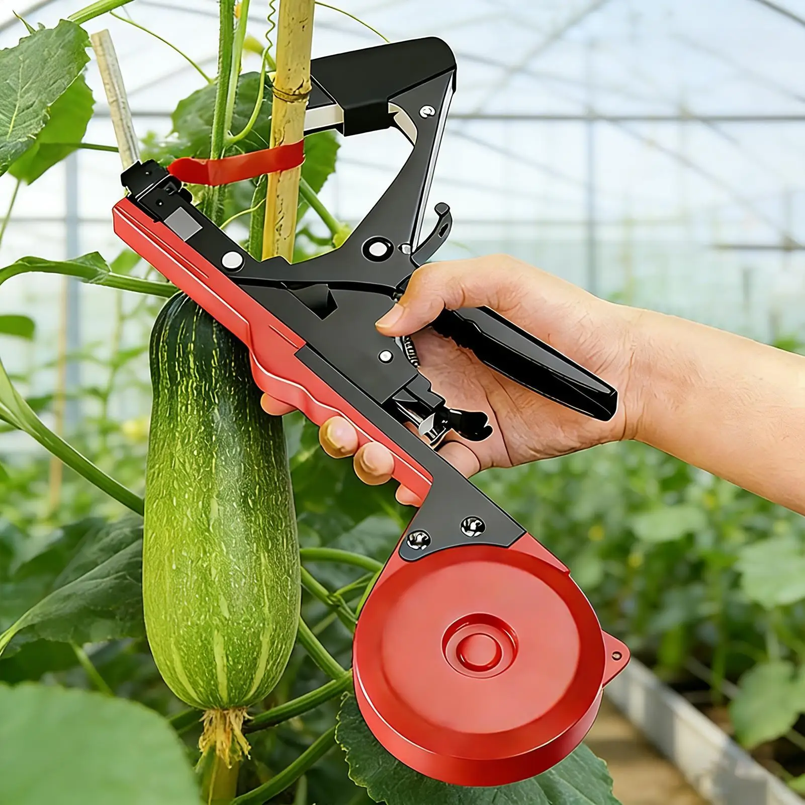 Vine Tying Machine Heavy Duty Ergonomic Handheld Labor Saving Plant Tie Machine Floral Support For Vine Tomato Cucumber Grape