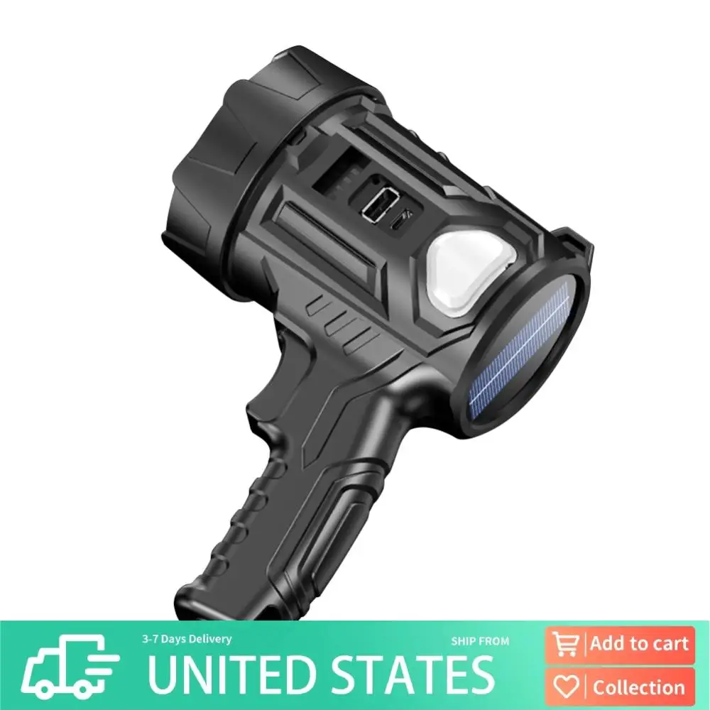 

Светодиодный фонарик с фильтром, аварийный внешний аккумулятор, водонепроницаемый ручной фонарик, 1800 мАч, время работы до 4-5 часов, 350 лм, с индикатором заряда