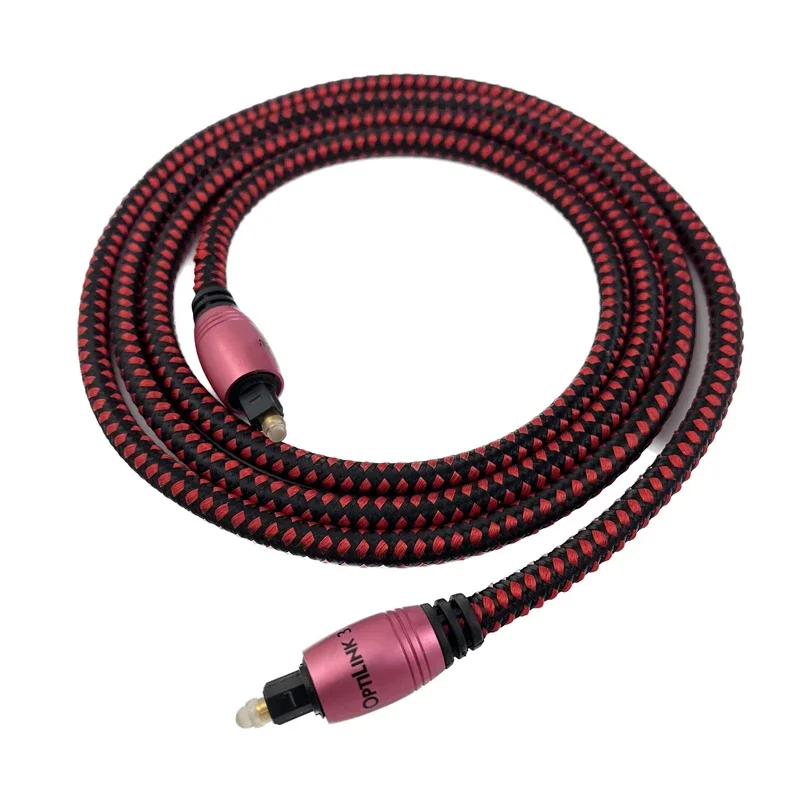Audiophile Optilink-3 Cable Toslink de Audio óptico Digital Cable de Audio de fibra óptica de alta gama para vídeo HiFi DVD TV DTS