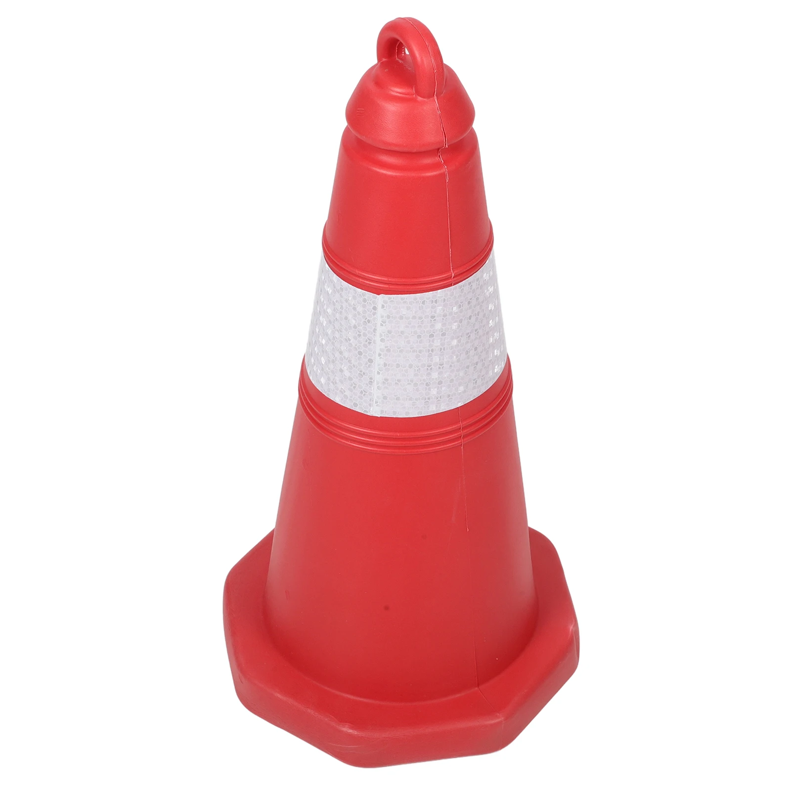 

Rubber Safety Cones Large Ice Cream Bucket Drivers Training Construction Parking Reflective Strips Sturdy Plastic Wide Base