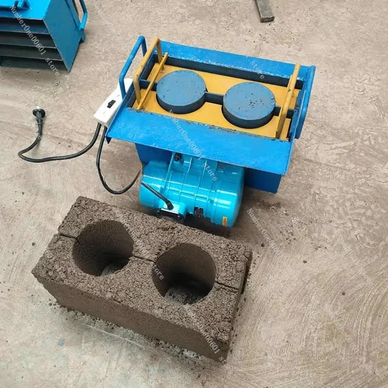 Manual Brick Making Machine Small Portable Hollow Brick Maker Single-Phase Cement Block Mould