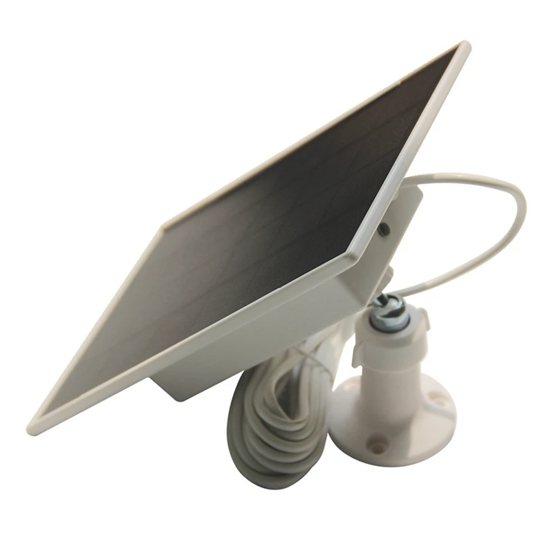 

ABUN-3W Solar Panel For Outdoor Security Cameras, Built-In Rechargeable Battery, Micro-USB & USB-C Charging, IP65 Waterproof