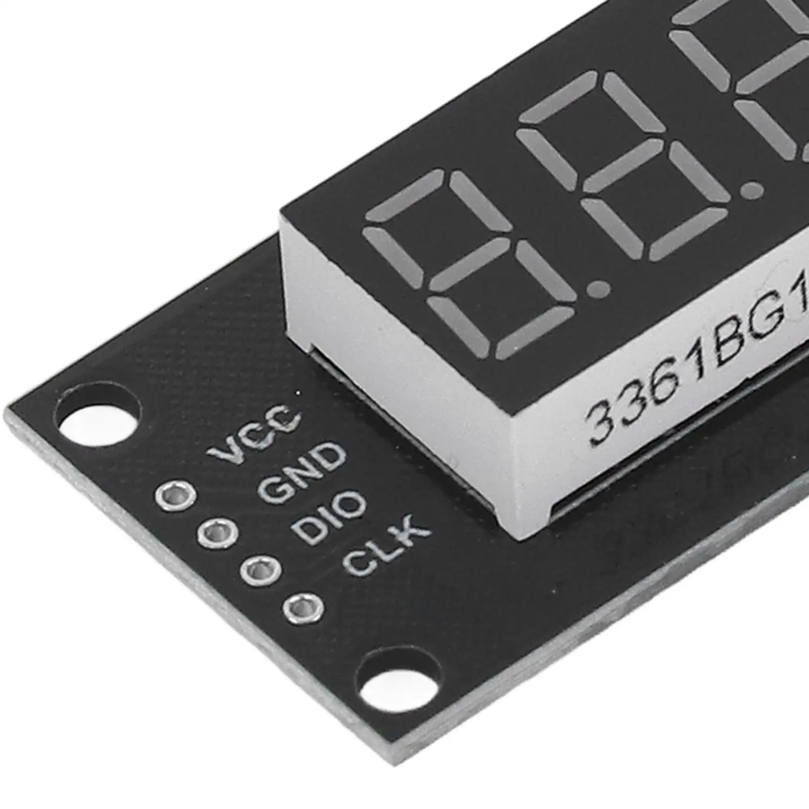 وحدة عرض رقمية 2 دبوس اتصال 6 بت الضوء الأخضر 7 قطعة أنبوب لإلكترونيات ديكور المنزل