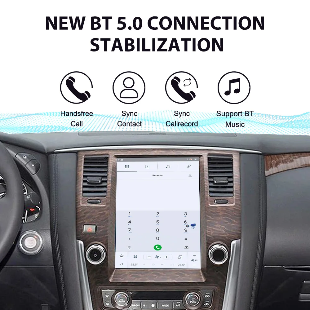 12.1 inch TouchScreen For Nissan Patrol Y62 Infiniti Qx56 QX80 2012-2020 Android 13 Car Radio DSP AutoRadio Stereo GPS Navi Unit
