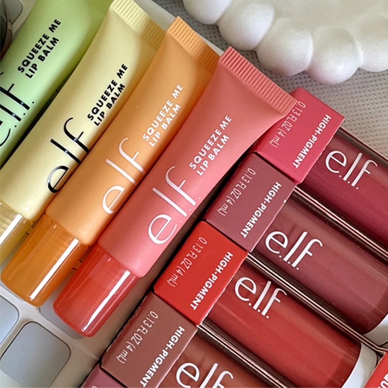 Elf Fashion Transparent Fruit Flavor Lip Glaze Moisturizing Shine Plumping Liquid Lipstick Hydrating Daily Women Beginner Makeup