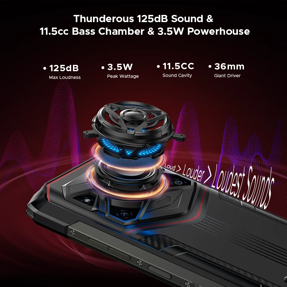 Global Version DOOGEE Blade20 Play 5G Rugged Phone 6.6” HD+ 90Hz 8GB 256GB 10300mAh Battery 50MP Camera Android 15 Mobile phone