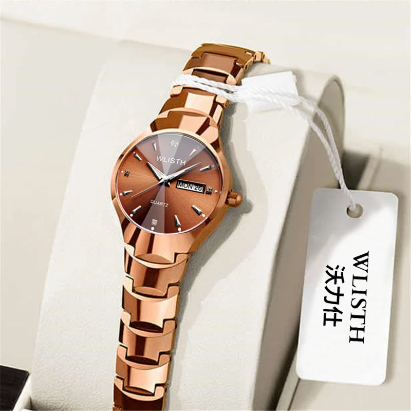 Ladies' Watch Night Light Waterproof Steel Strip Watch Couple Watch Student Watch Quartz Watch Women's Watch