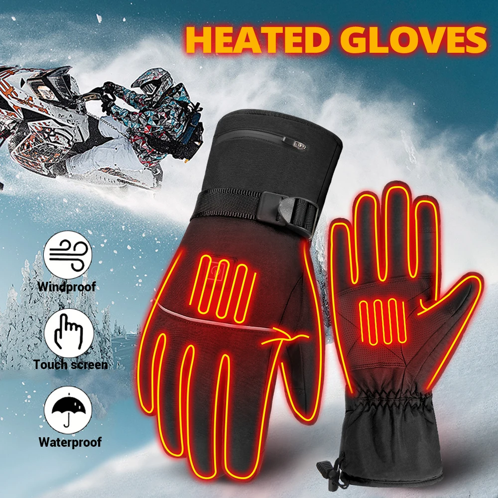 

Professional Motorcycle Heating Gloves With Three Levels Of Regulation Waterproof Anti Slip Wear-resistant Heating Gloves