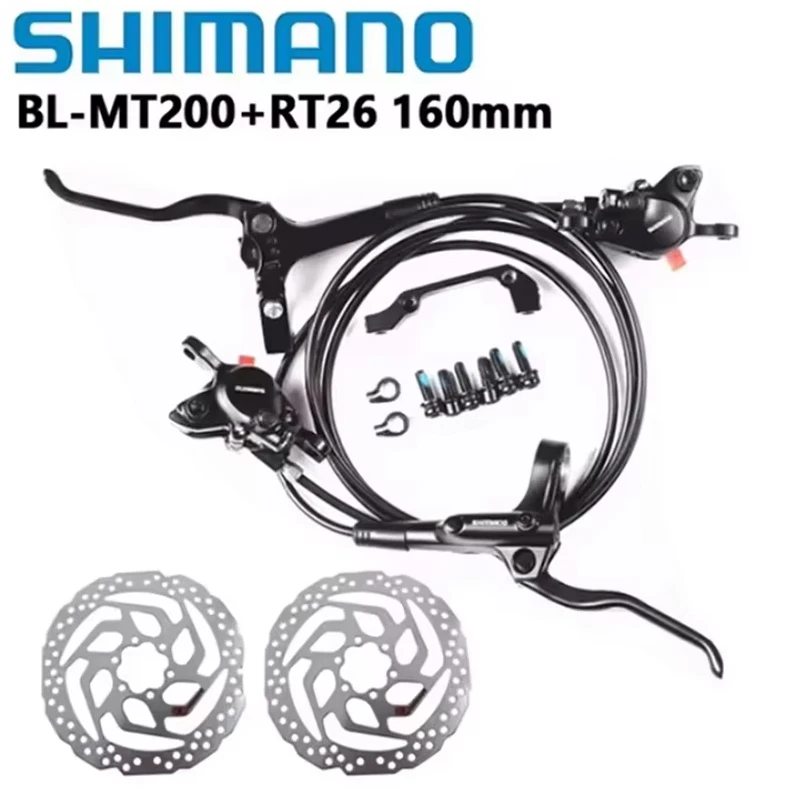 Shimano MT200 Brake BL BR MTB E-bike Hydraulic Disc Brake Bicycle Electric Bike Brake Left Front Right Rear Brake image 12