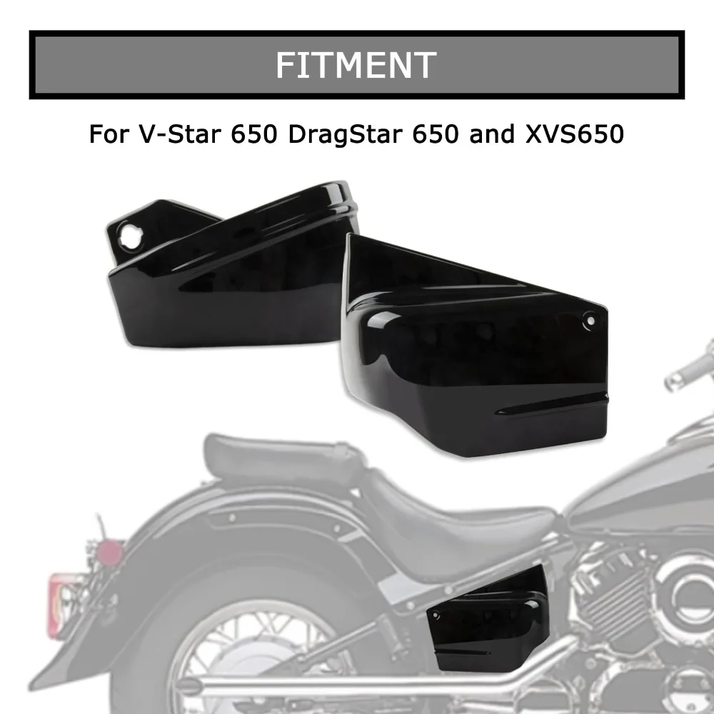 Motorcycle Battery Side Covers Battery Side Cover Protector For Yamaha V Star 650 DragStar 650 and XVS650 All Years