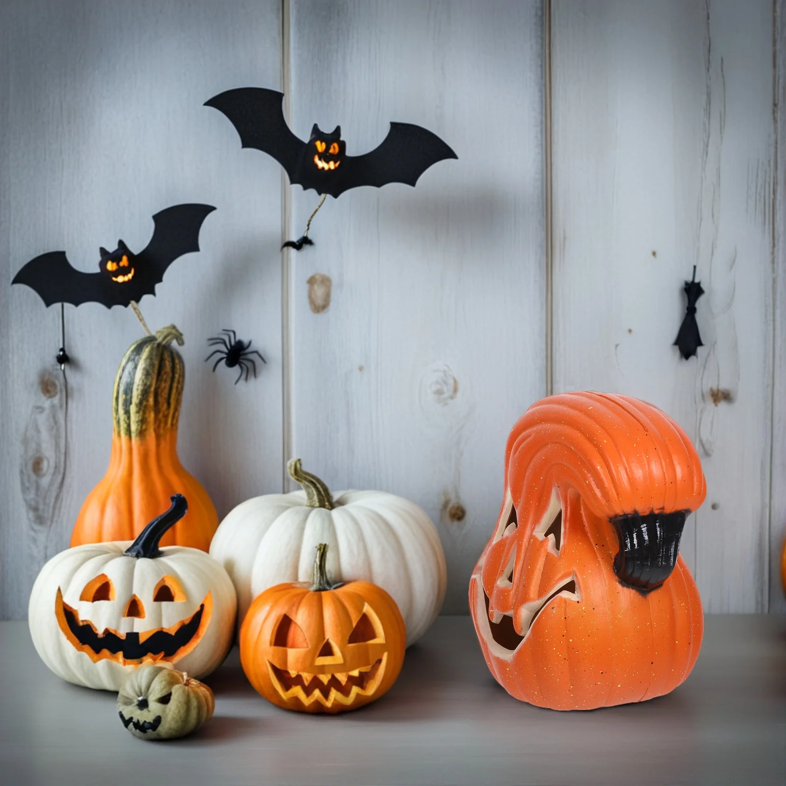 

Halloween Led Pumpkin Lantern Light Up Pumpkins For Outside Decor Fake Pumpkins Jackolantern Halloween Decoration